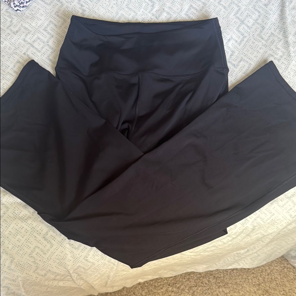Women's Black flared leggings